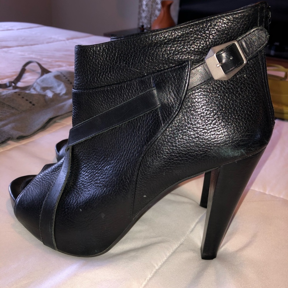 Open toed shoes